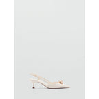 Chaussures À Talon Détail Métallique