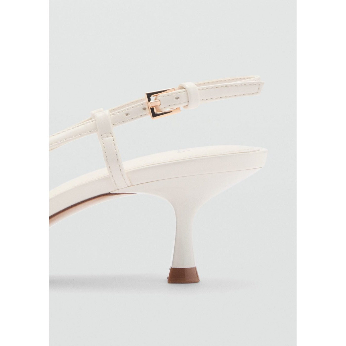 Chaussures À Talon Détail Métallique