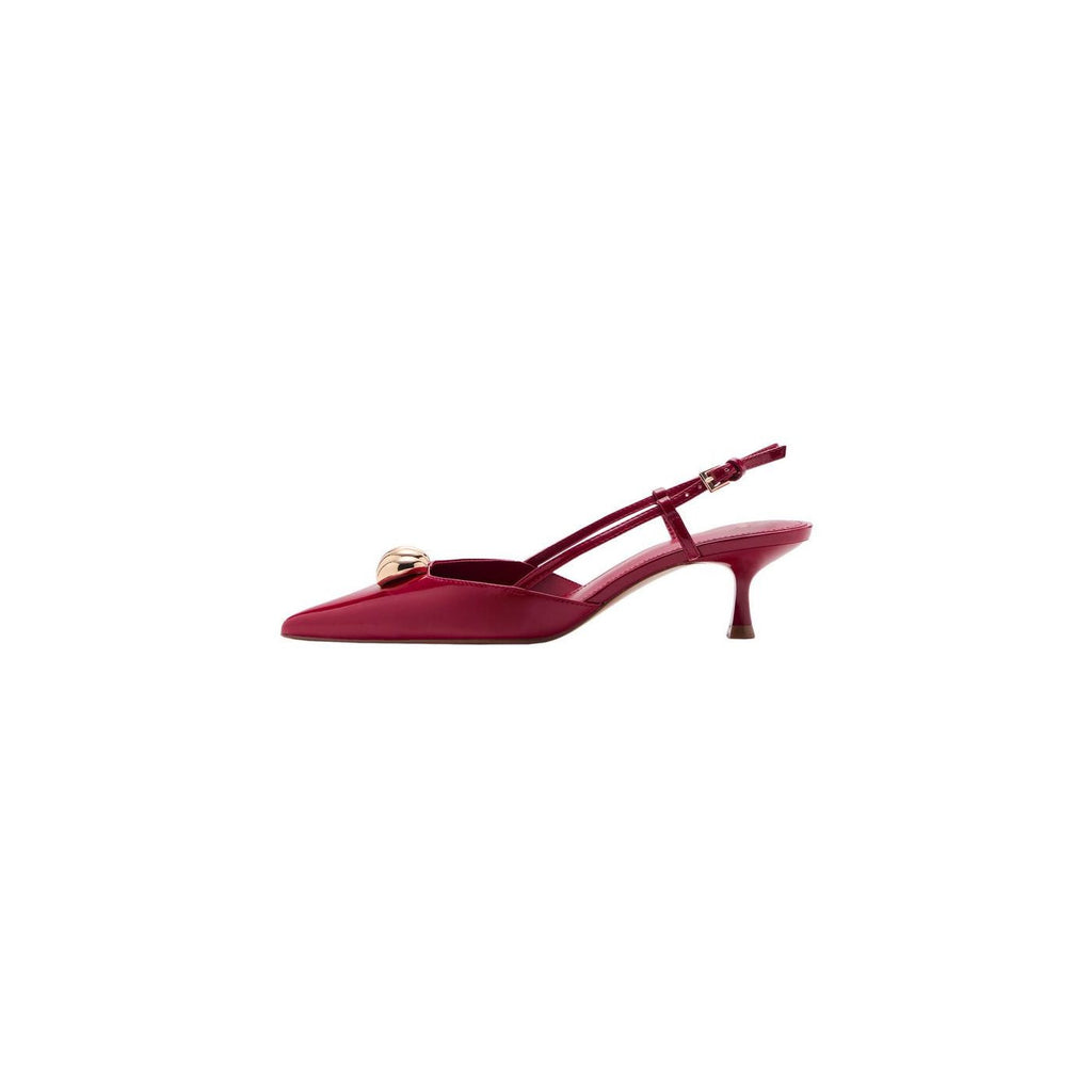 Chaussures À Talon Détail Métallique