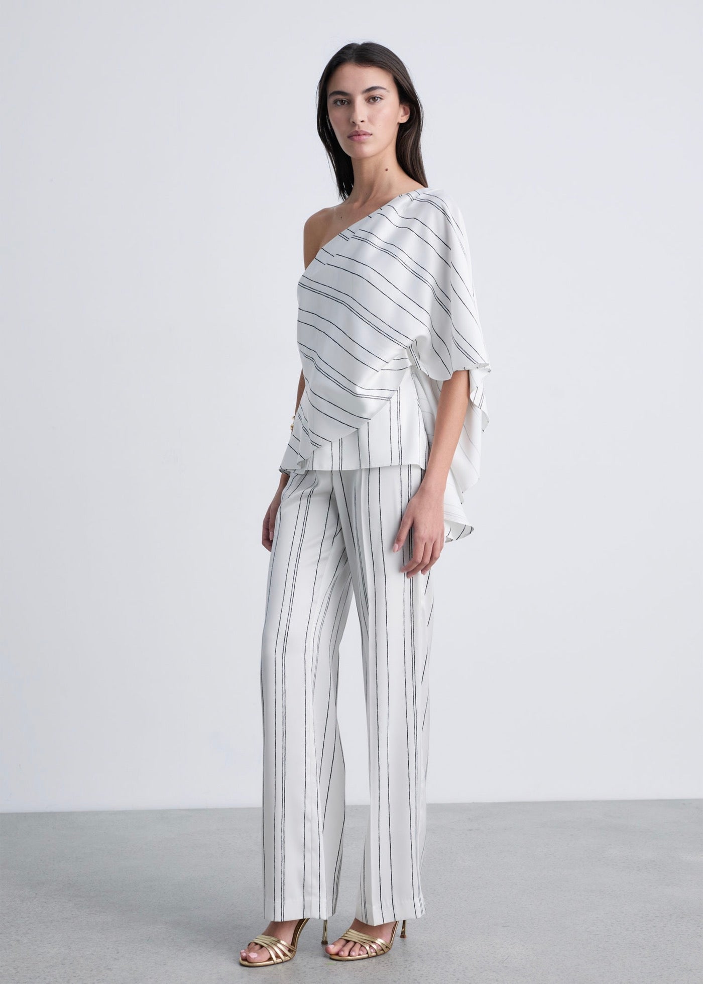 Blouse Asymétrique Rayures