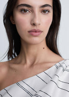 Blouse Asymétrique Rayures