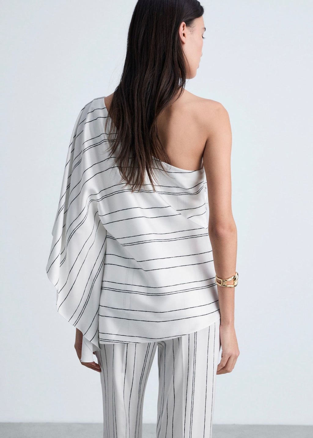 Blouse Asymétrique Rayures