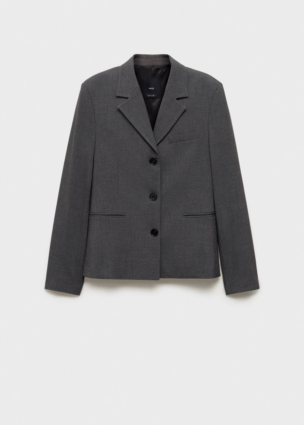Blazer Costume Droit À Boutons