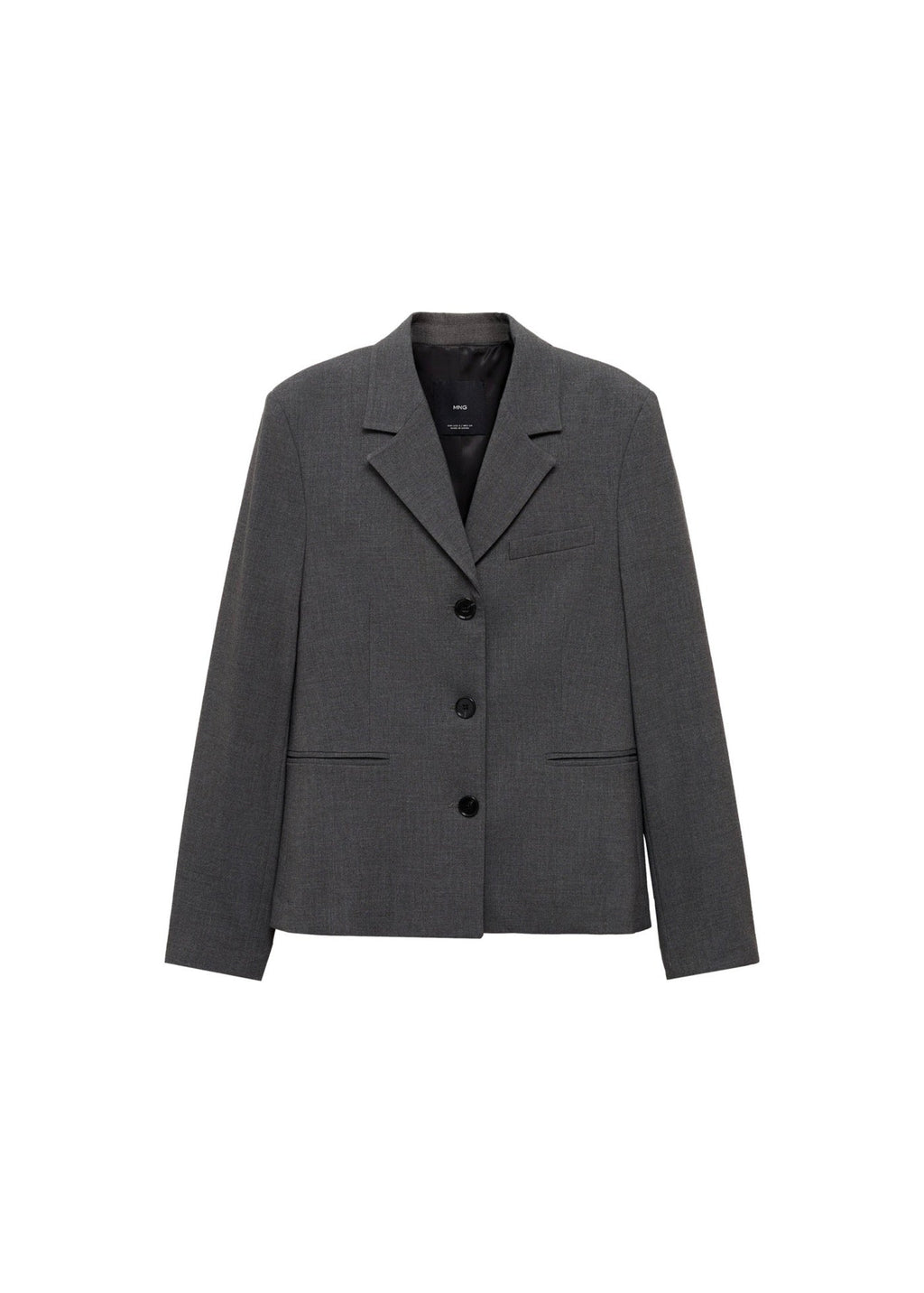 Blazer Costume Droit À Boutons