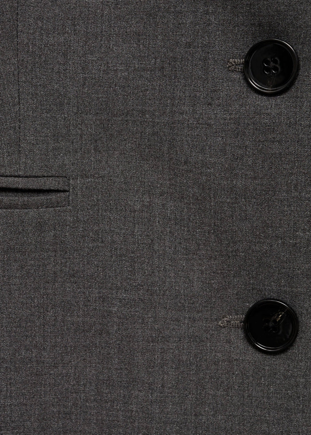 Blazer Costume Droit À Boutons