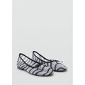 Ballerines En Maille Filet Imprimé Animal