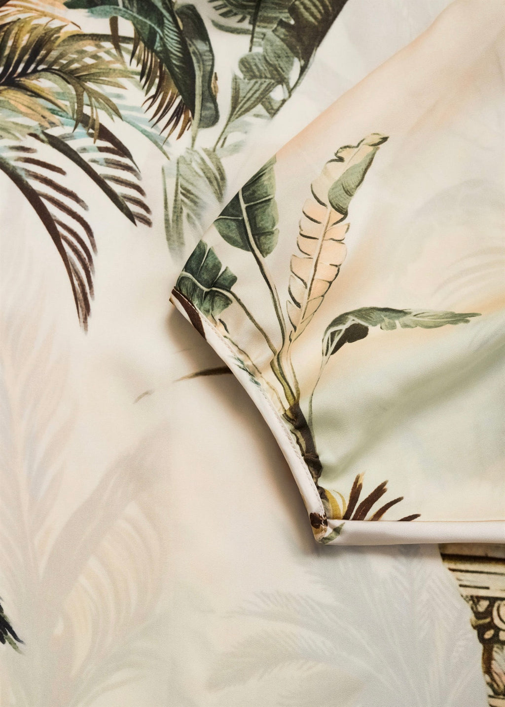 Cape Drapée Imprimé Tropical