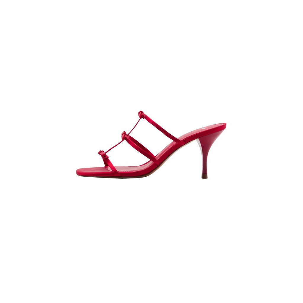 Sandales À Talon Avec Brides Et Détail Ns_x0001_Uds