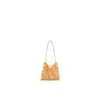 Sac Porté Épaule Fleurs Métalliques