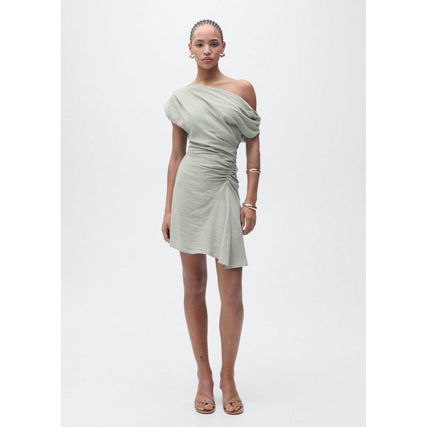 Robe Courte Asymétrique Drapée