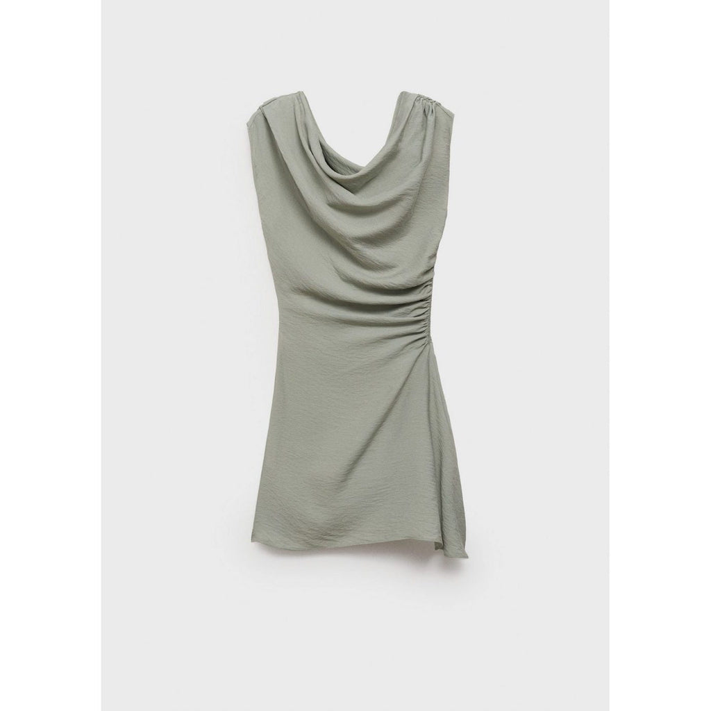 Robe Courte Asymétrique Drapée