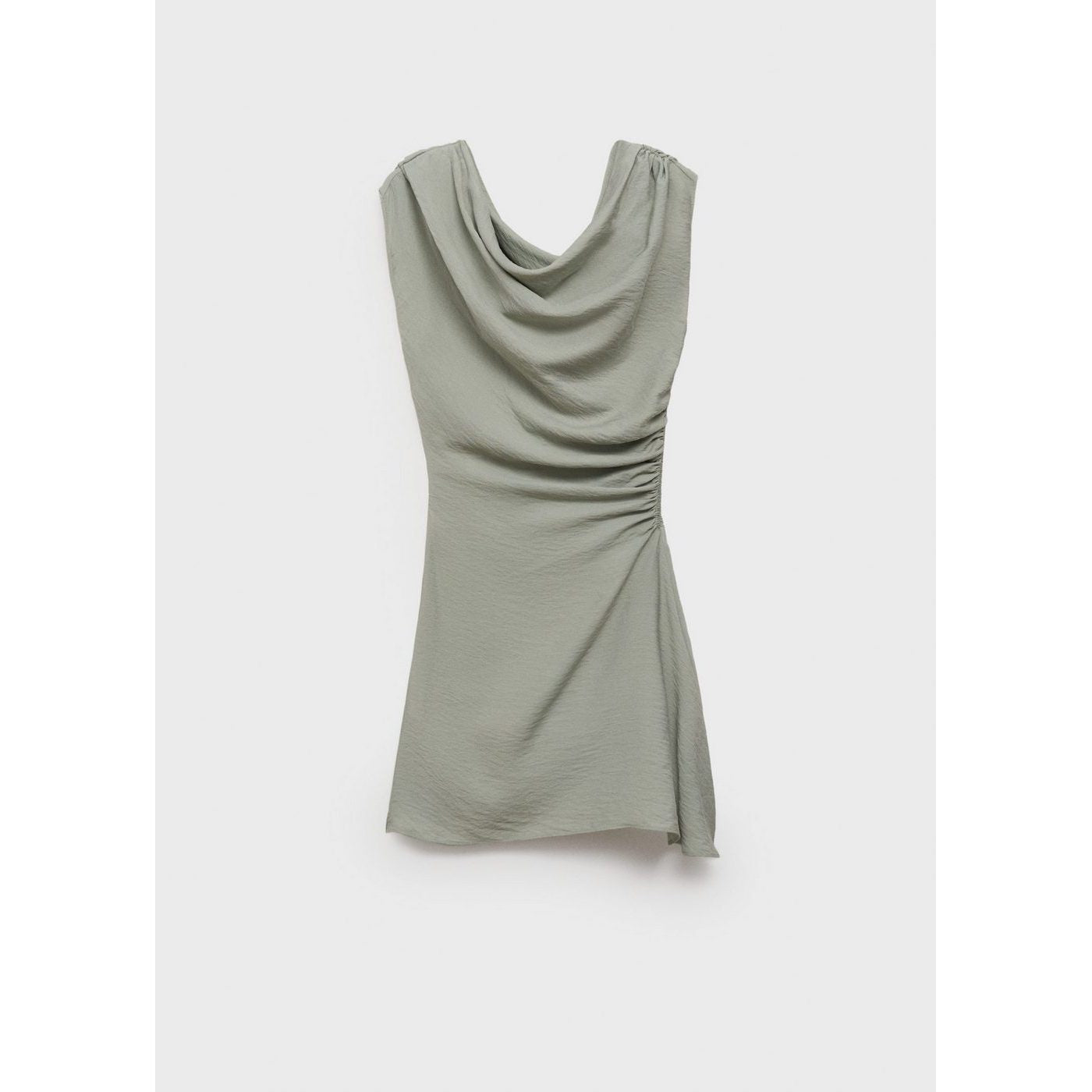 Robe Courte Asymétrique Drapée