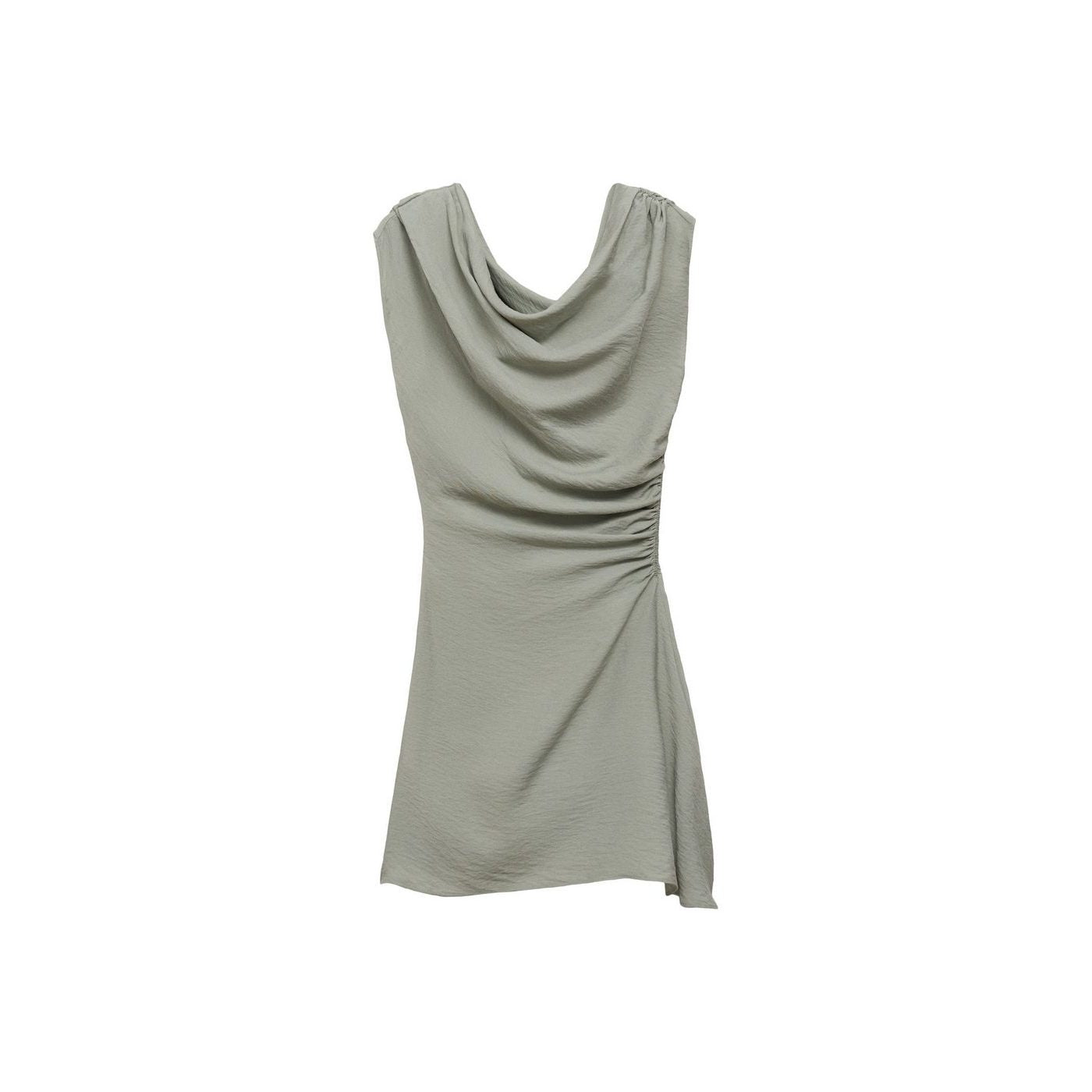 Robe Courte Asymétrique Drapée
