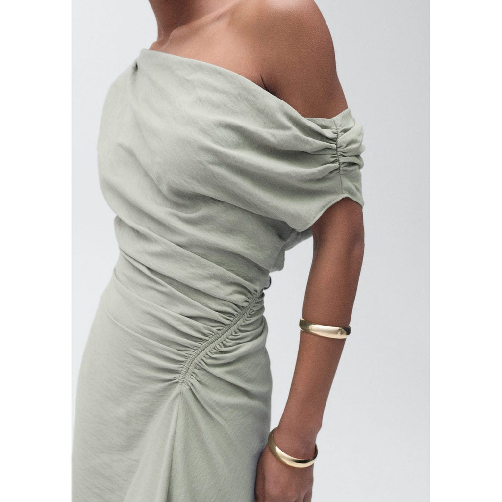 Robe Courte Asymétrique Drapée