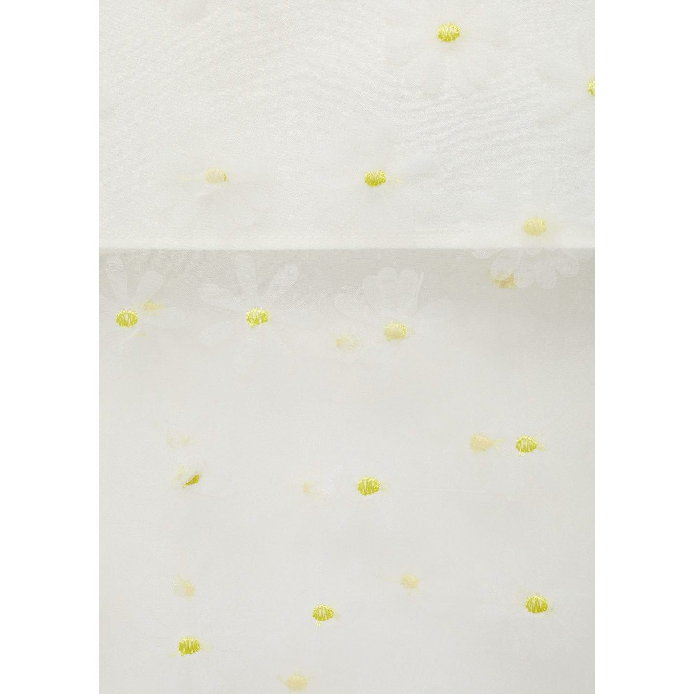 Jupe Semi-Transparente Broderie À Fleurs