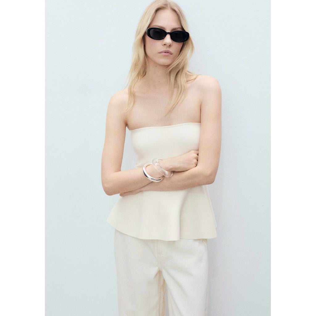 Top Bustier Péplum