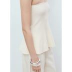 Top Bustier Péplum