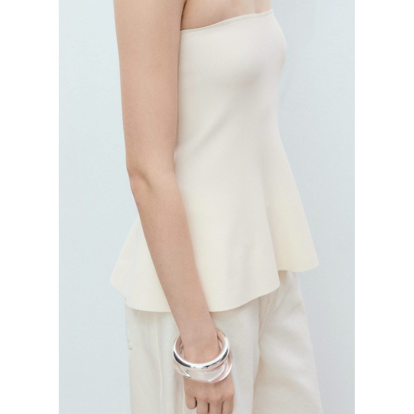 Top Bustier Péplum