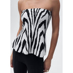 Top Bustier Péplum