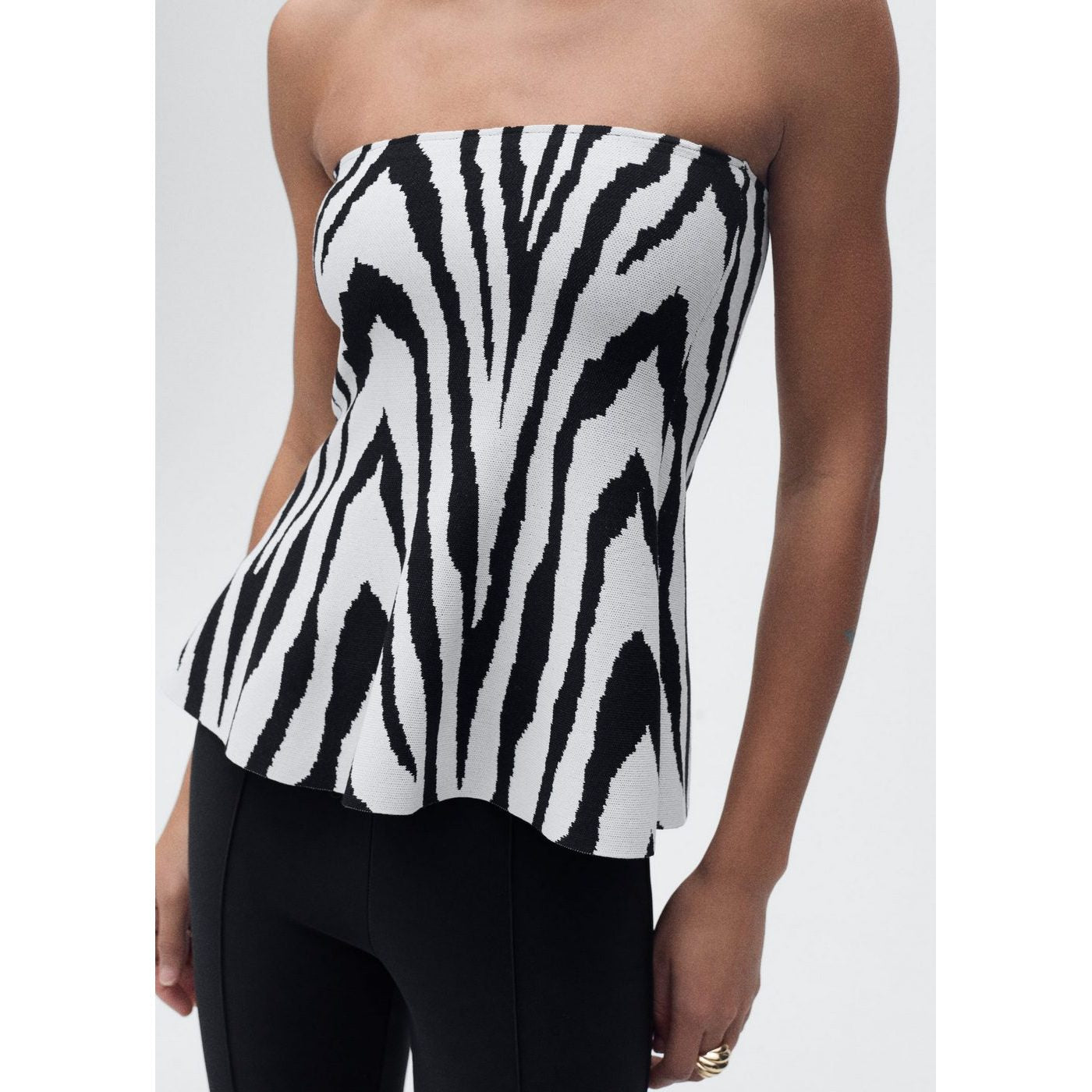 Top Bustier Péplum