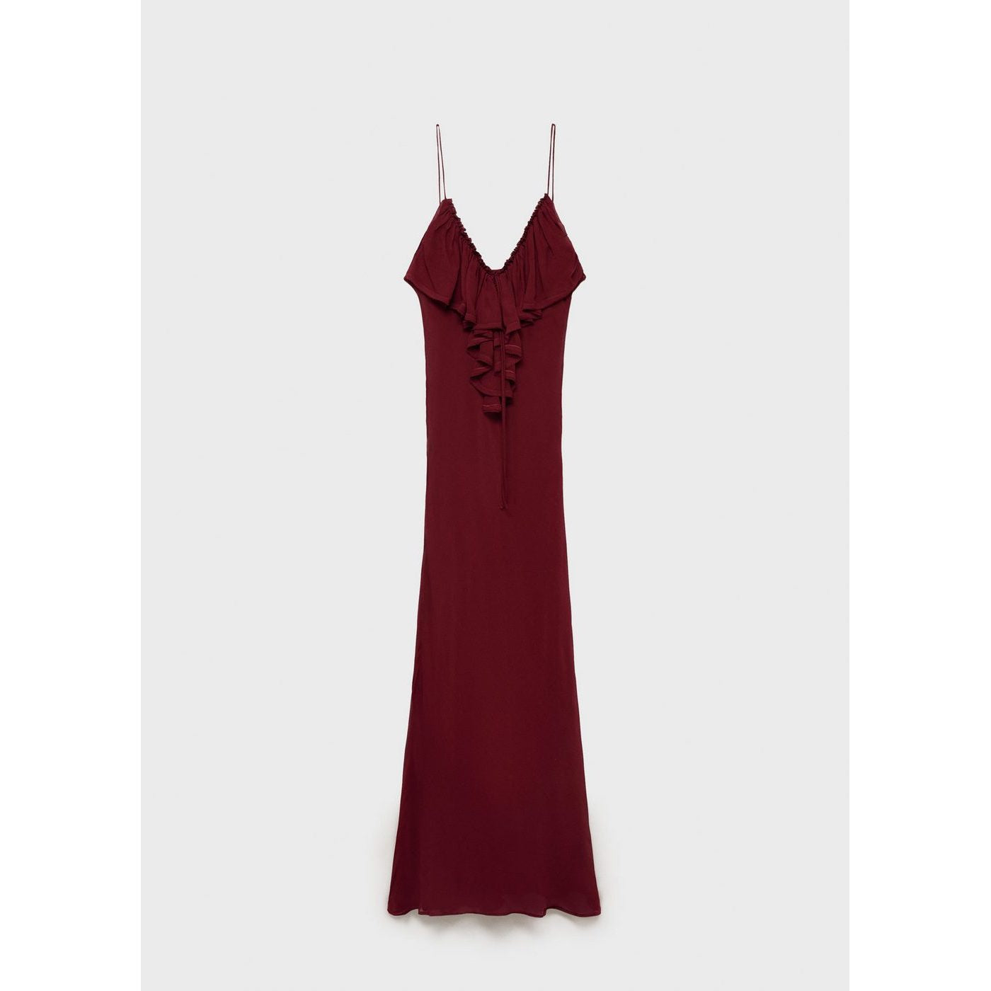 Robe En Mousseline Avec Détails À Volants