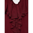 Robe En Mousseline Avec Détails À Volants