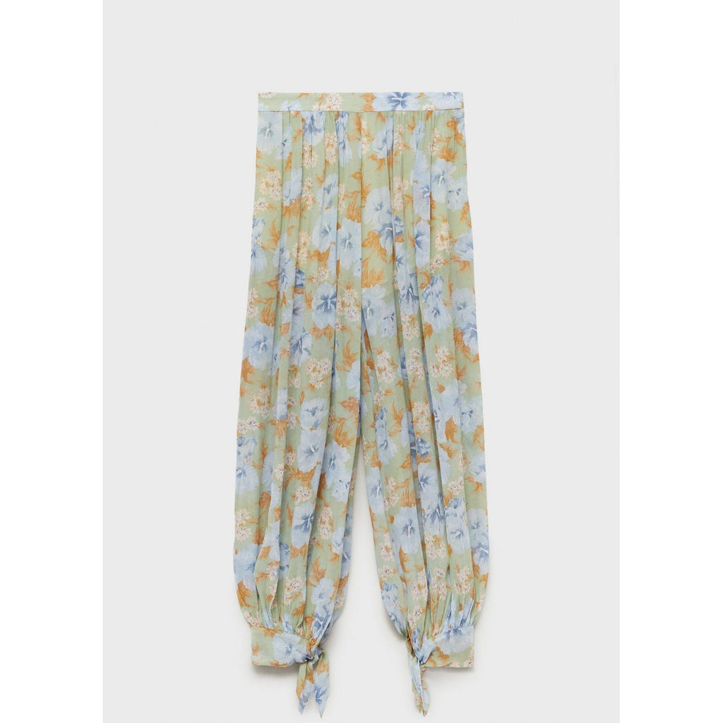 Pantalon Ballon Imprimé À Fleurs