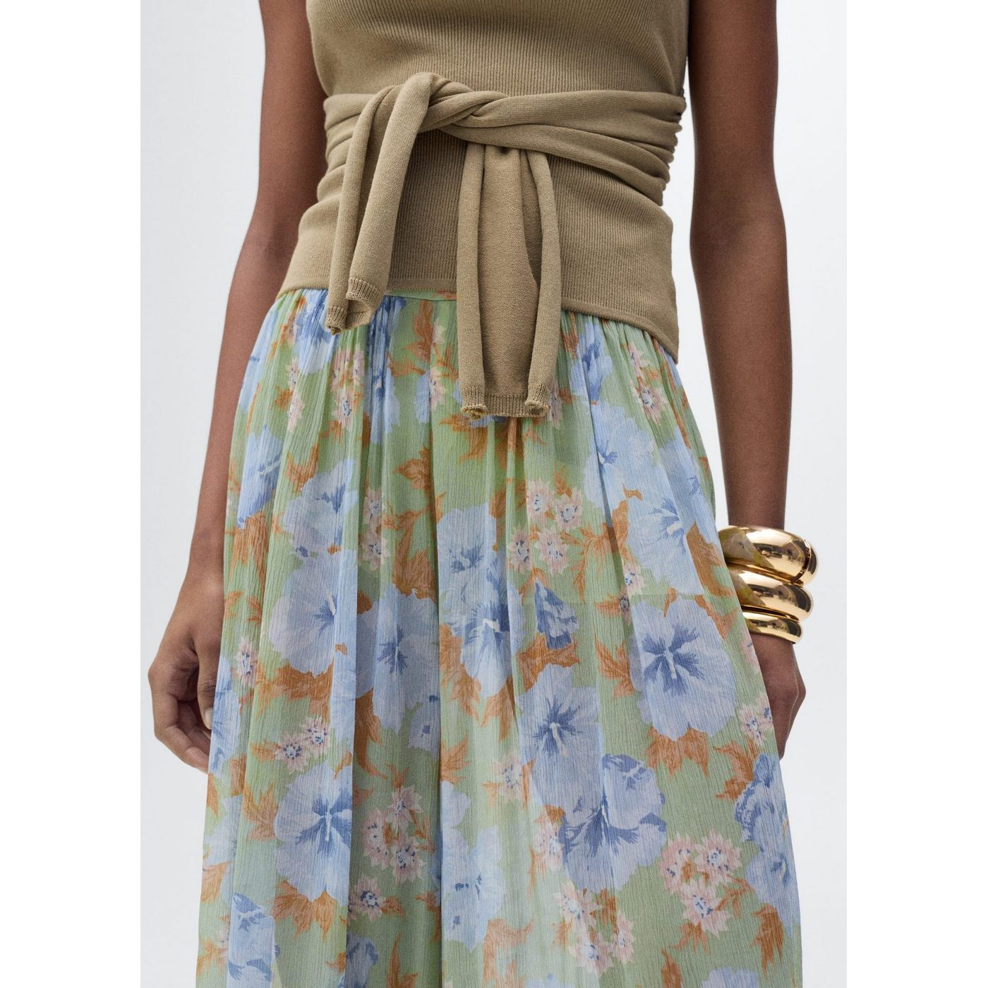 Pantalon Ballon Imprimé À Fleurs