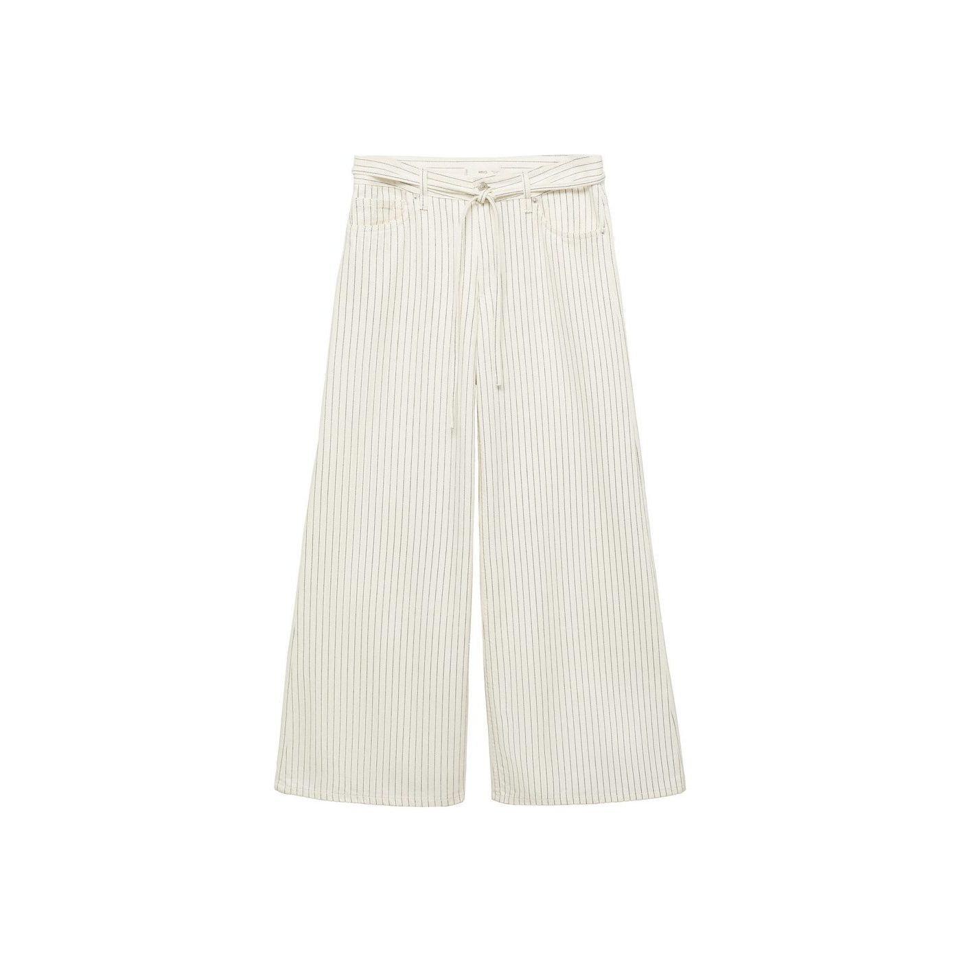 Jean Wideleg Rayures Taille Basse Ceinture