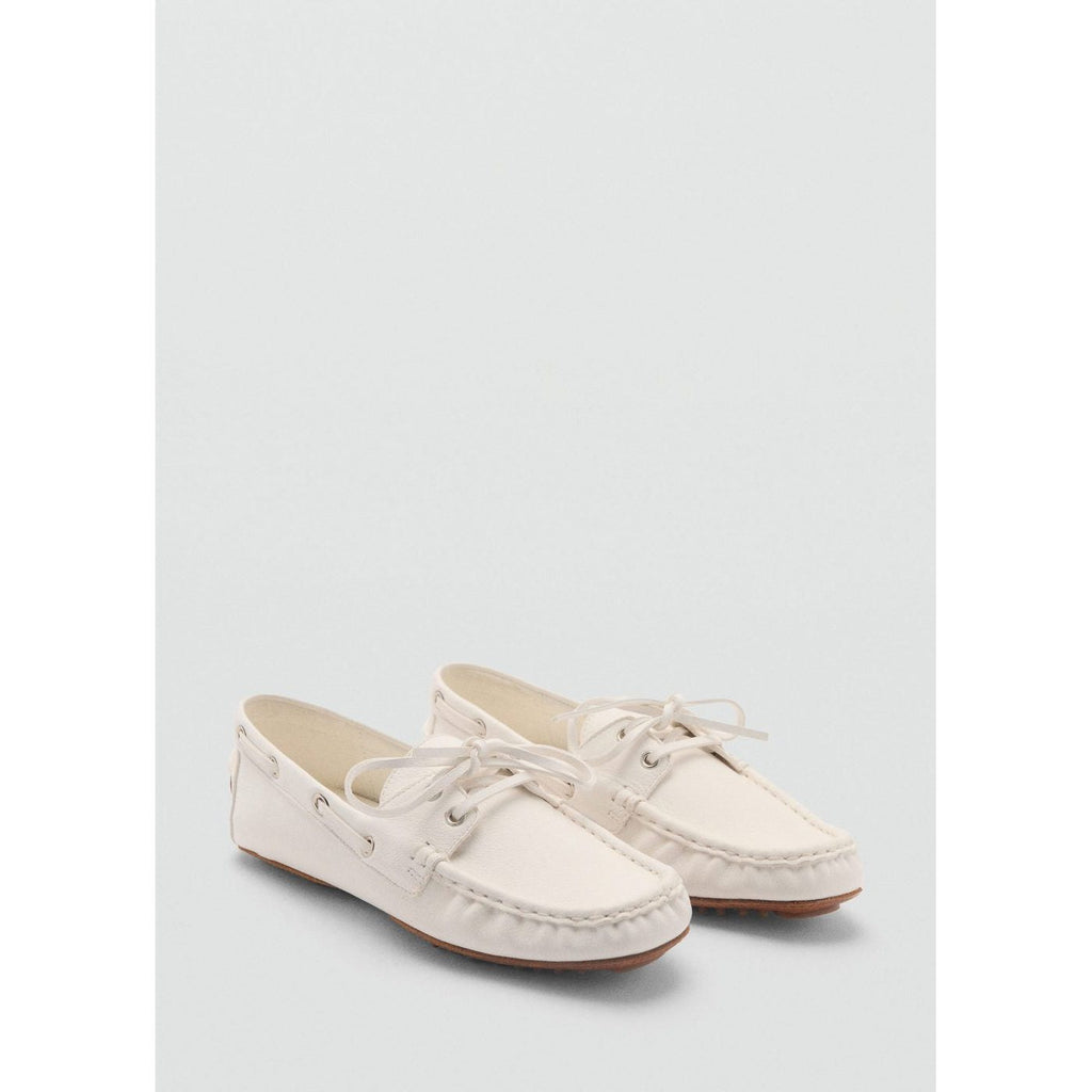 Chaussures Bateau Cuir À Lacets