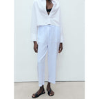 Pantalon Droit Lin