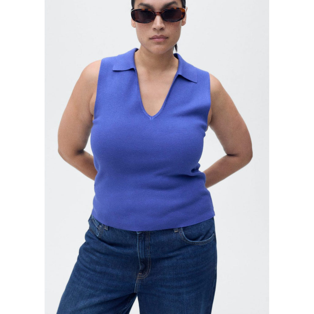 Top Maille Col Polo