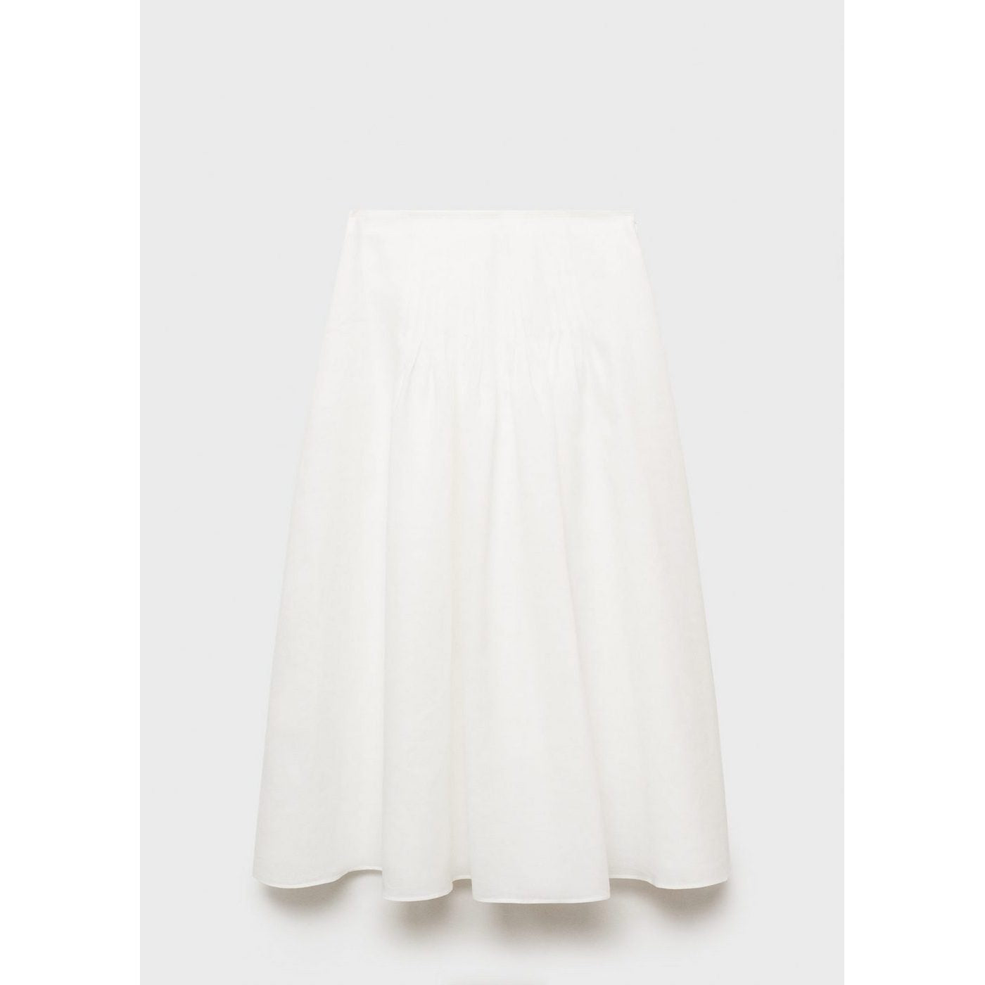 Jupe Ramie À Pinces