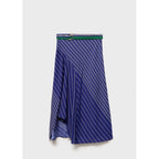 Jupe Midi Rayures Ceinture