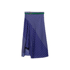 Jupe Midi Rayures Ceinture