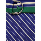 Jupe Midi Rayures Ceinture