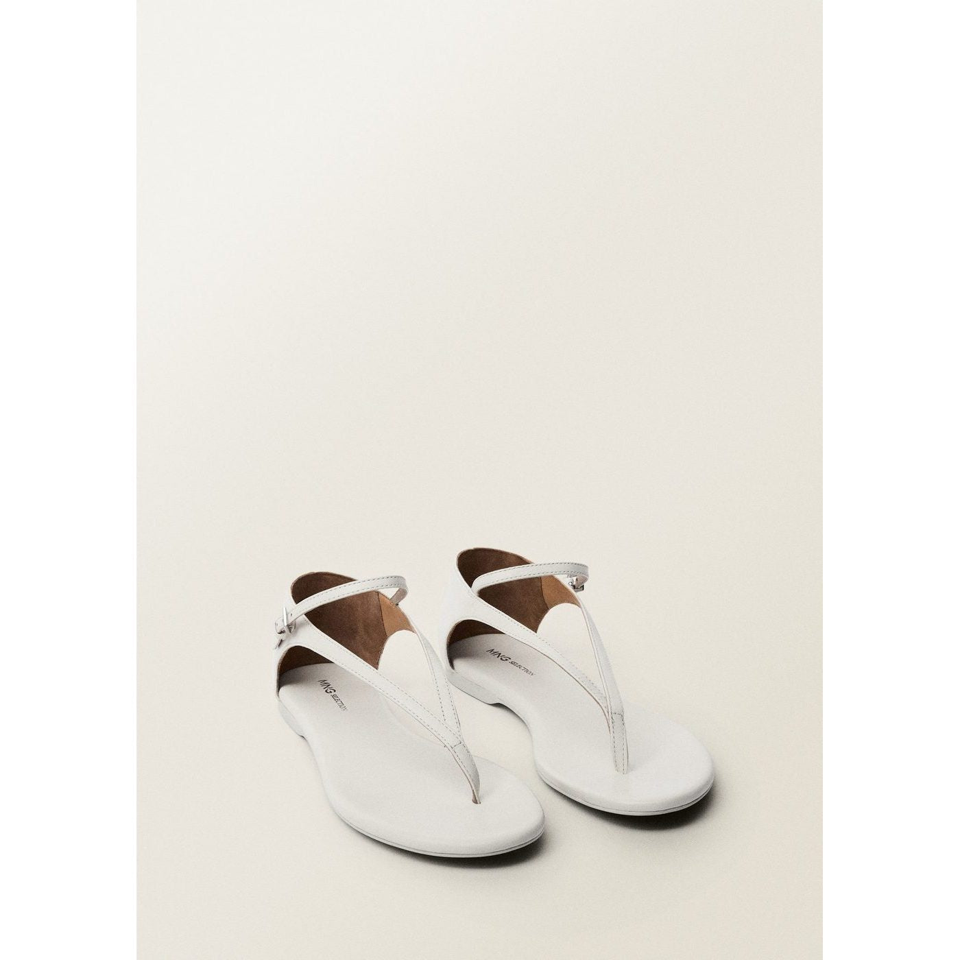 Sandales À Lanières Cuir