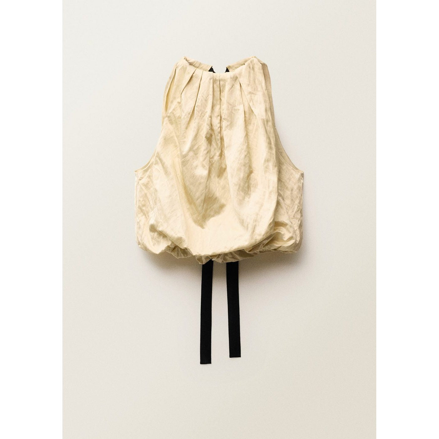 Blouse Ballon Tissu Froissé