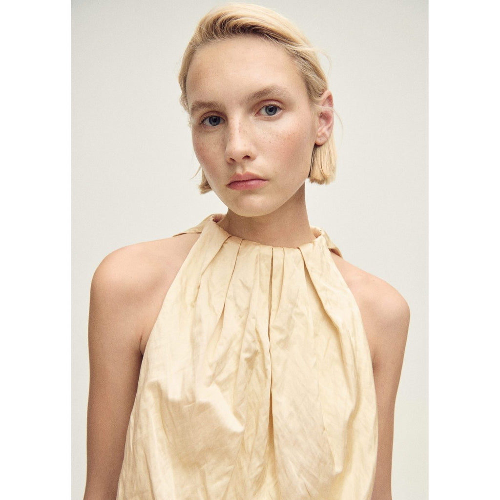 Blouse Ballon Tissu Froissé