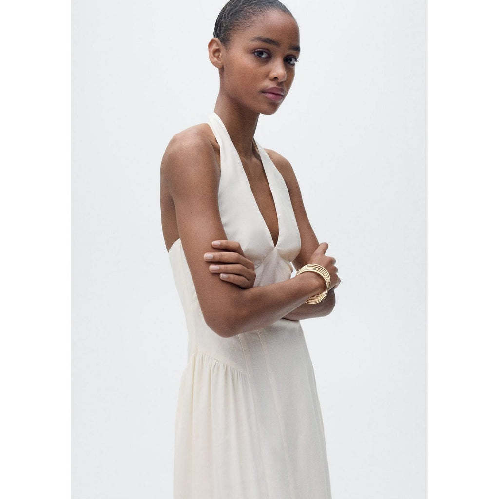 Robe Lin Emmanchures Américaines