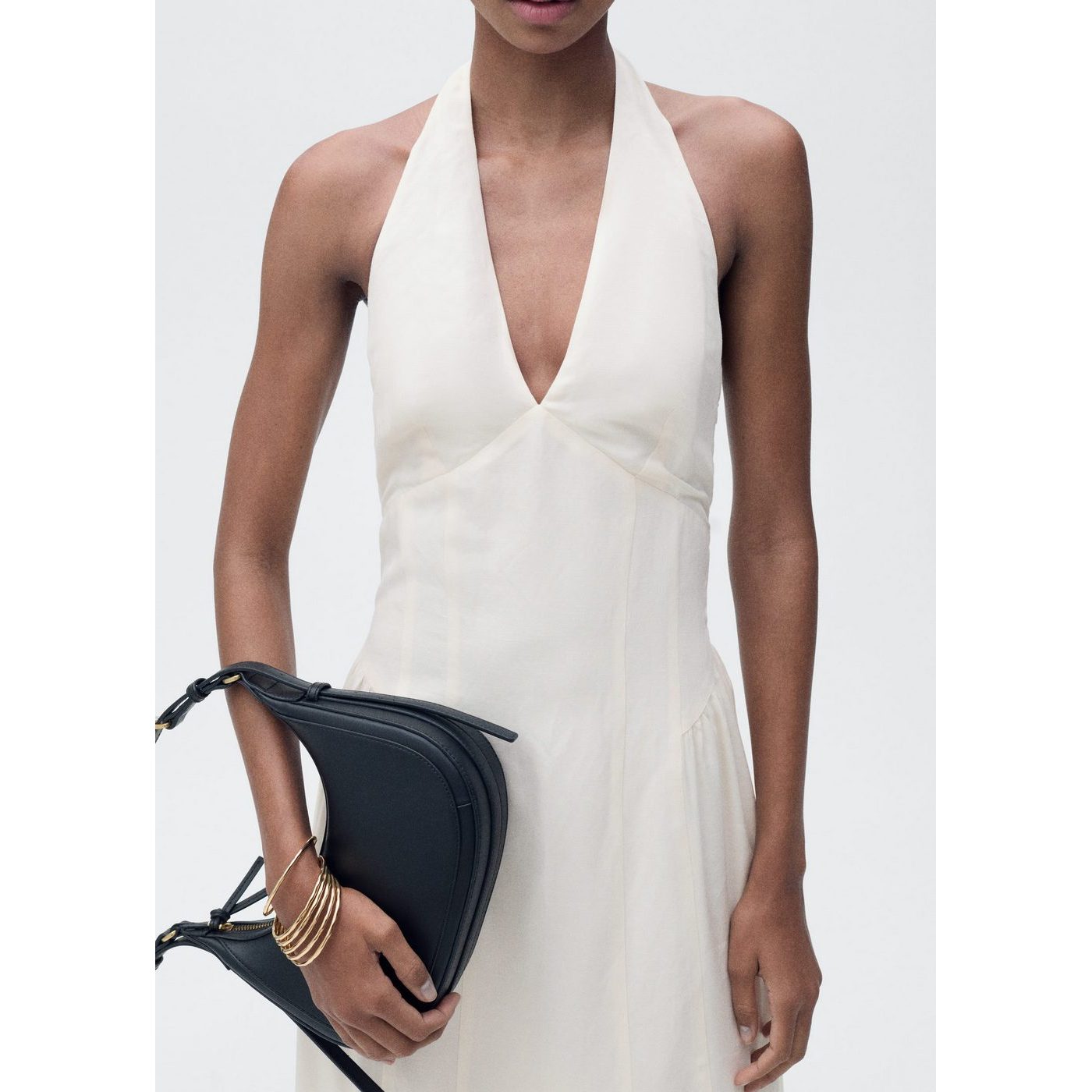 Robe Lin Emmanchures Américaines