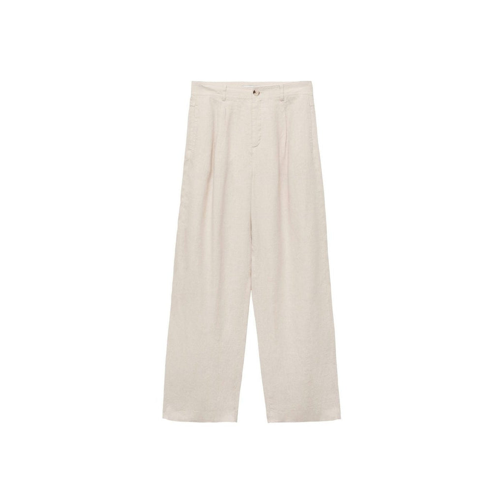 Pantalon Lin Bouton Écaille