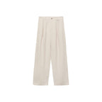 Pantalon Lin Bouton Écaille