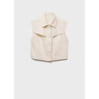 Gilet Effet Denim