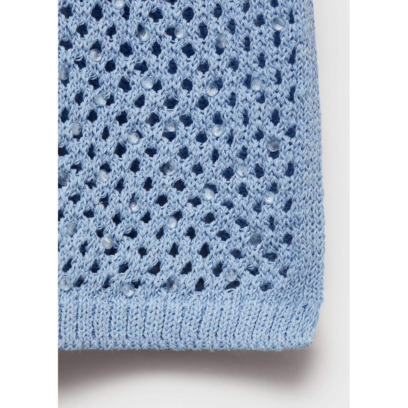 Jupe Maille Détail Strass