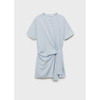 Robe Courte À Rayures