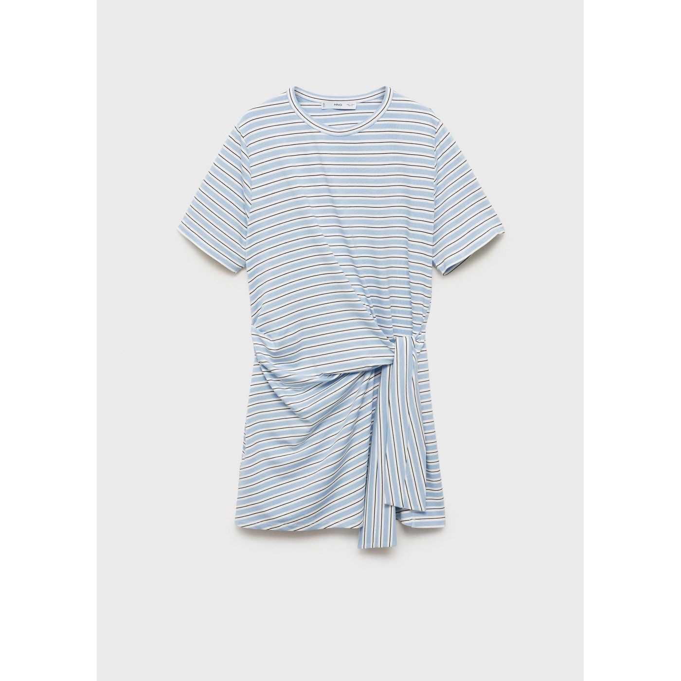 Robe Courte À Rayures
