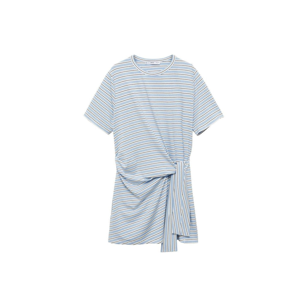 Robe Courte À Rayures