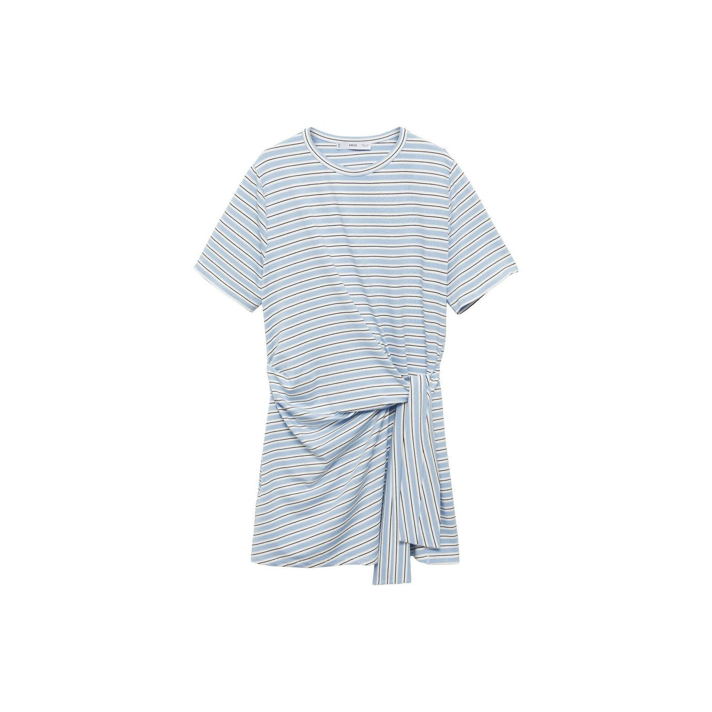 Robe Courte À Rayures