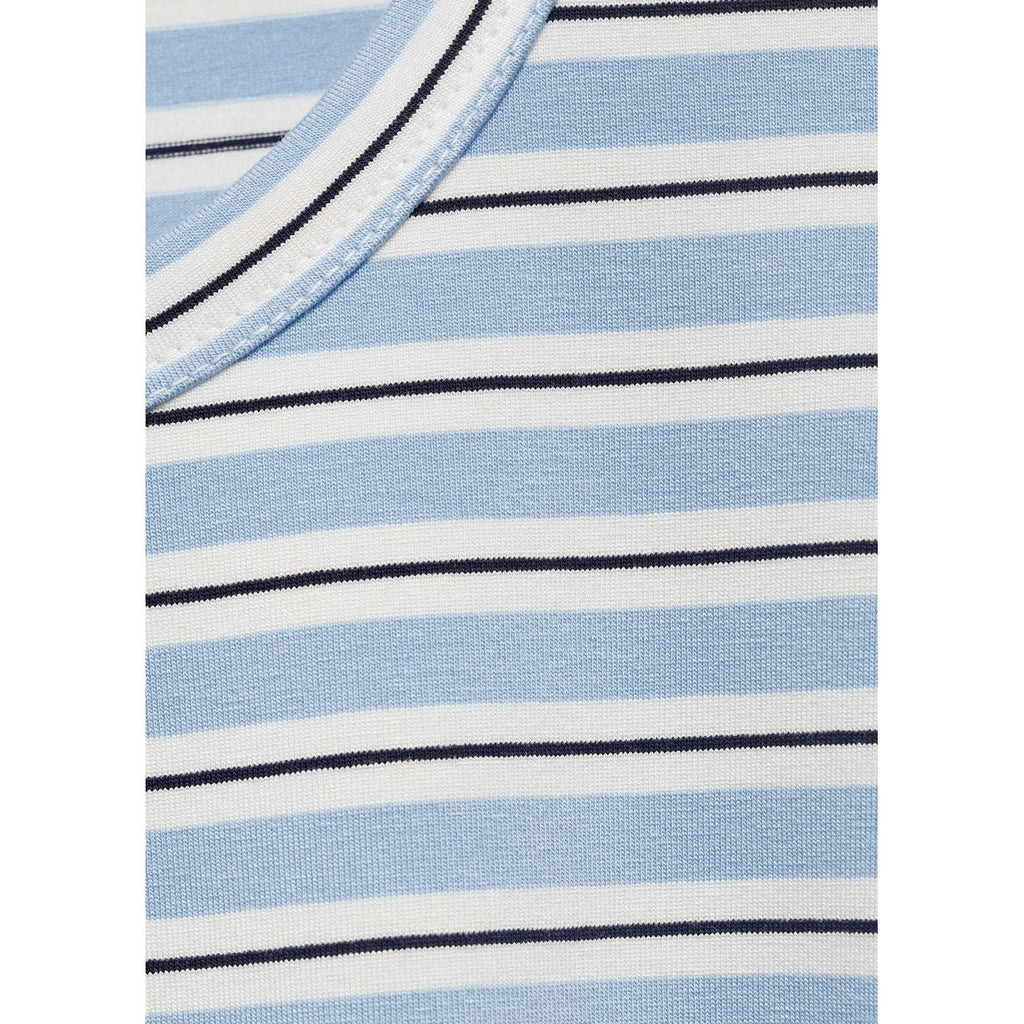 Robe Courte À Rayures